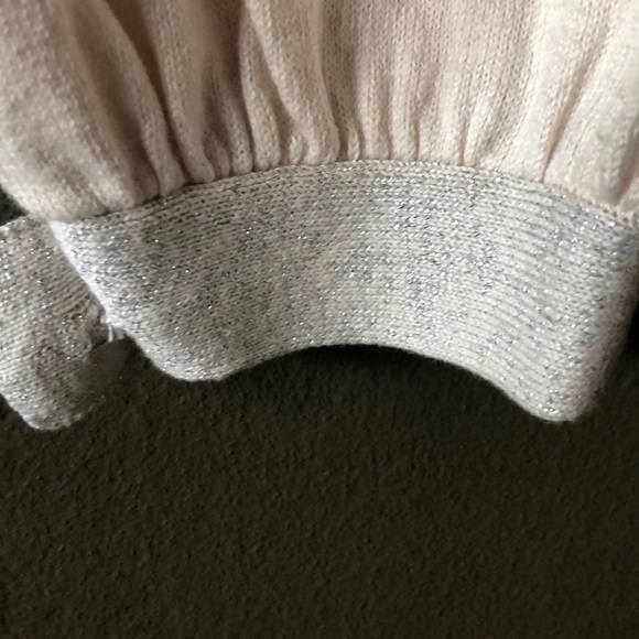 Cream Sparkle Sweater || s: M - Picture 5 of 5